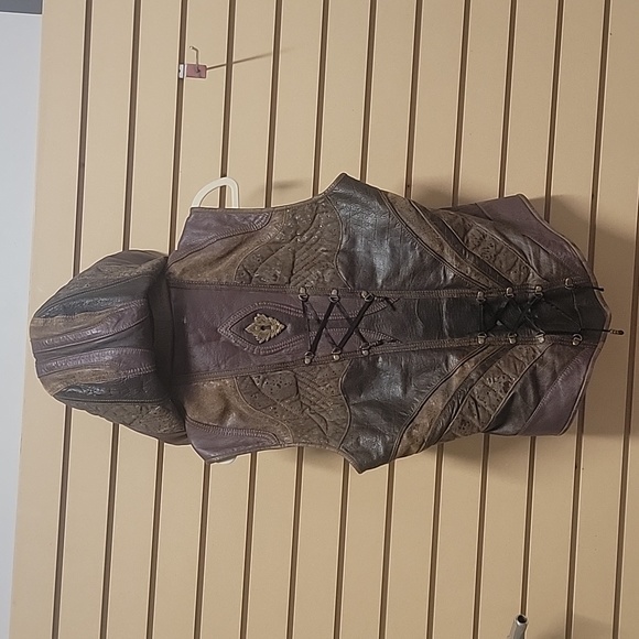 AYYA exotic leather vest - Picture 1 of 4